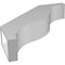Ekena Millwork 5 1/2-in. W x 26-in. D x 26-in. H Funston Architectural Grade PVC Knee Brace BRCP055X26X26FST - alternate 6